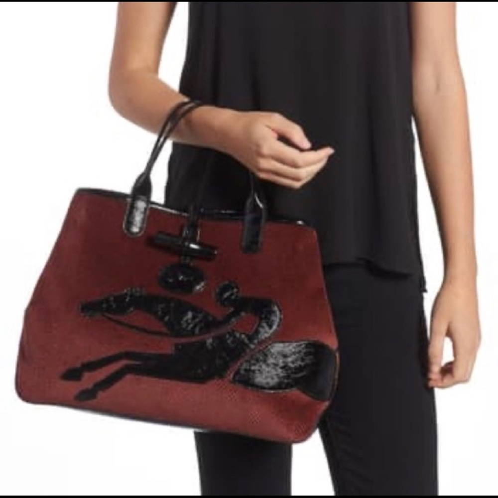 Longchamp Roseau Double Game Reversible Tote